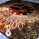 تصویر 4 ساعت دیواری پتینه سنتی مربعی