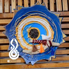 دیوارکوب سفالی چشم زخم طرح 3