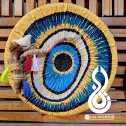 تصویر 2 دیوارکوب سفالی چشم زخم طرح 1