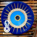 تصویر 1 دیوارکوب سفالی چشم زخم طرح 5