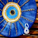 تصویر 2 دیوارکوب سفالی چشم زخم طرح 6