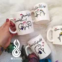 تصویر 4 ماگ با نام سفارشی