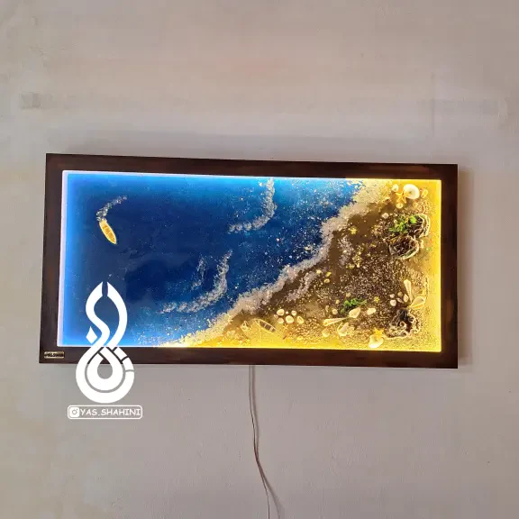 تصویر 1  تابلو ساحل صدفی